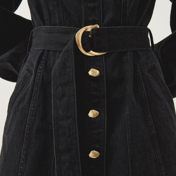 AJE Maya Denim Midi Dress - Picture 4 of 8